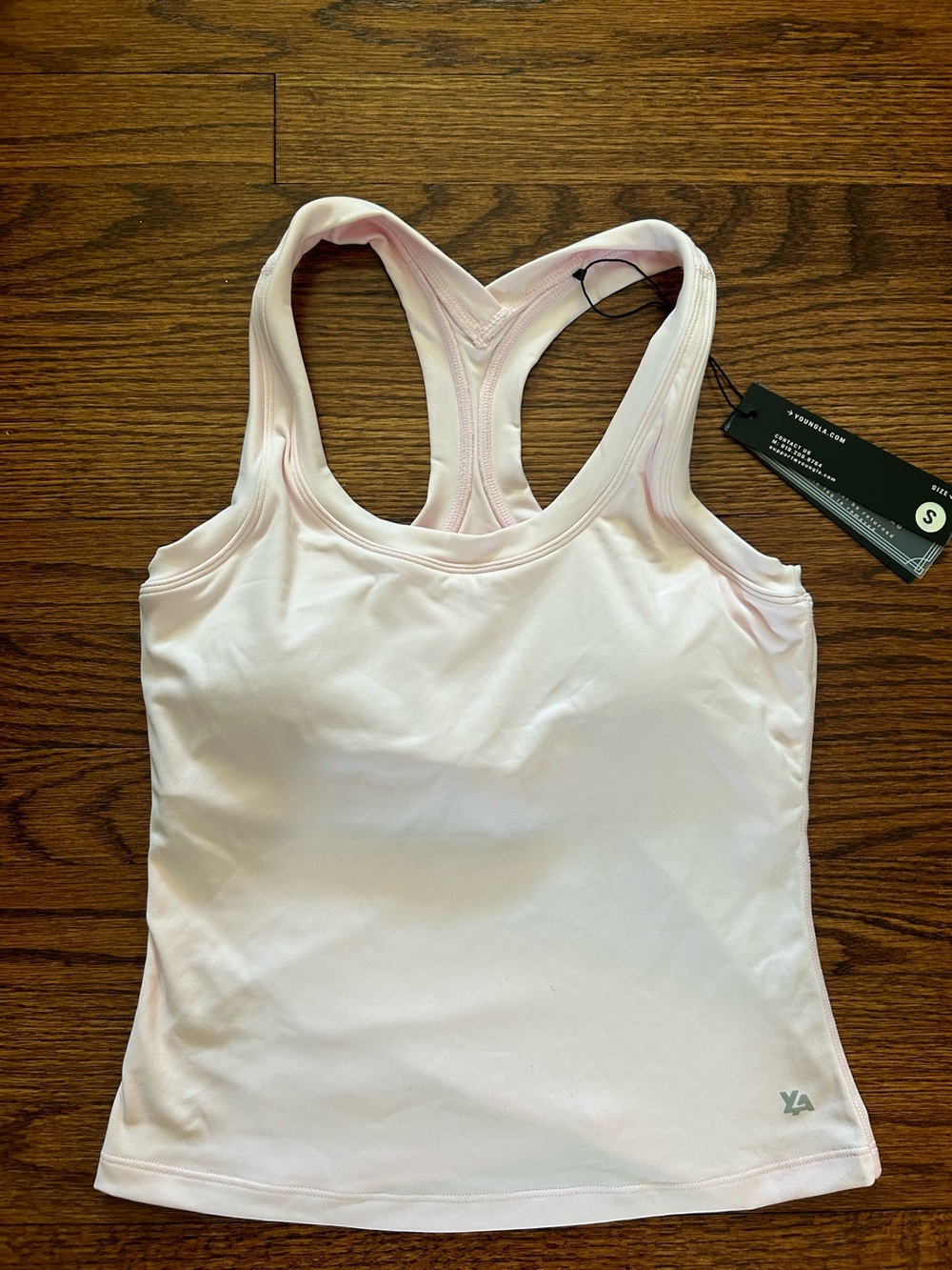 YoungLA Pale Pink Racerback Performance Tank